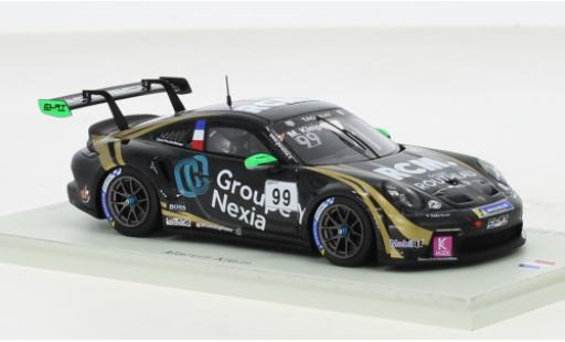 Porsche 991 GT3 Cup 1/43 Spark 911  No.99 Carrera Cup France 2021 coche miniatura