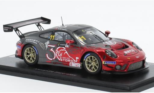 Coche miniatura Porsche 991 GT3 R 1/43 Spark 911  No.11 Toro Racing GT Cup Macau 2022 Porsche 991 GT3 R 1/43 Spark 911  No.11 Toro Racing GT Cup Macau 2022 coche miniatura