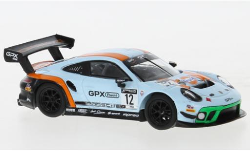 Coche miniatura Porsche 991 GT3 R 1/64 Spark 911  No.12 GPX Racing The Diamond Porsche 991 GT3 R 1/64 Spark 911  No.12 GPX Racing The Diamond coche miniatura