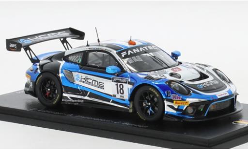 Coche miniatura Porsche 991 GT3 R 1/43 Spark 911  No.18 KCMG 24h Spa 2021 Porsche 991 GT3 R 1/43 Spark 911  No.18 KCMG 24h Spa 2021 coche miniatura