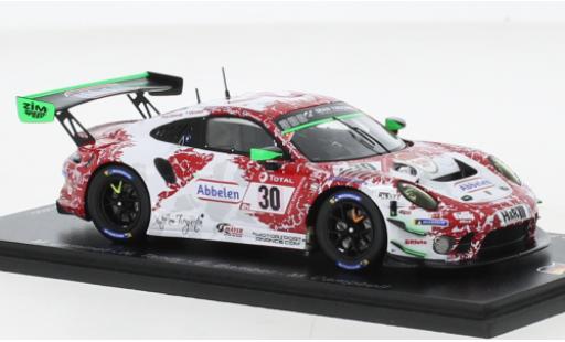 Coche miniatura Porsche 991 GT3 R 1/43 Spark 911  No.30 Frikadelli Racing Team 24h Nuerburgring 2021 Porsche 991 GT3 R 1/43 Spark 911  No.30 Frikadelli Racing Team 24h Nuerburgring 2021 coche miniatura