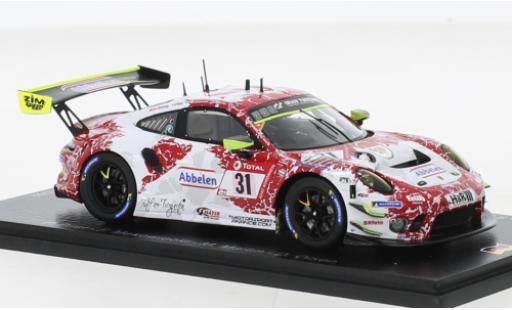 Coche miniatura Porsche 991 GT3 R 1/43 Spark 911  No.31 Frikadelli Racing Team 24h Nuerburgring 2021 Porsche 991 GT3 R 1/43 Spark 911  No.31 Frikadelli Racing Team 24h Nuerburgring 2021 coche miniatura
