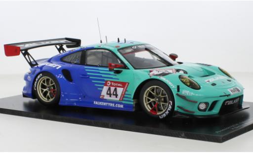Coche miniatura Porsche 991 GT3 R 1/18 Spark 911  No.44 Falken Motorsports Falken 24h Nürburgring 2021 Porsche 991 GT3 R 1/18 Spark 911  No.44 Falken Motorsports Falken 24h Nürburgring 2021 coche miniatura