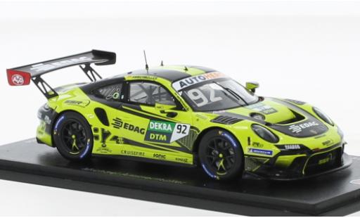Coche miniatura Porsche 991 GT3 R 1/43 Spark 911  No.92 Team SSR Performance DTM Nuerburgring 2021 Porsche 991 GT3 R 1/43 Spark 911  No.92 Team SSR Performance DTM Nuerburgring 2021 coche miniatura