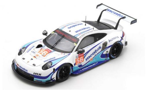 Coche miniatura Porsche 992 RSR 1/64 Spark 911 (991) No.56 Team Project 1 24h Le Mans 2020 Porsche 992 RSR 1/64 Spark 911 (991) No.56 Team Project 1 24h Le Mans 2020 coche miniatura