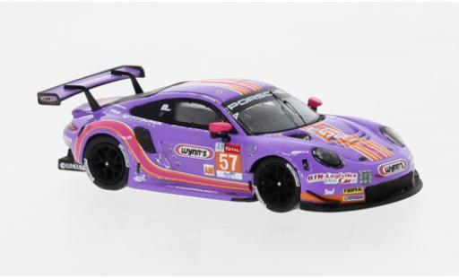 Coche miniatura Porsche 992 RSR 1/87 Spark 911 -19 No.57 Team Project 1 24h Le Mans 2020 Porsche 992 RSR 1/87 Spark 911 -19 No.57 Team Project 1 24h Le Mans 2020 coche miniatura
