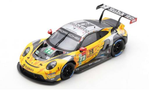 Porsche 911 1/18 Spark RSR-19 No.72 Hub Auto Racing 24h Le Mans 2021 coche miniatura