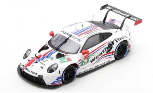 Porsche 911 1/18 Spark RSR-19 No.79 WeatherTech Racing 24h Le Mans 2021 coche miniatura