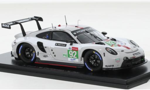 Coche miniatura Porsche 911 1/43 Spark RSR-19 No.92 GT Team 24h Le Mans 2021 Porsche 911 1/43 Spark RSR-19 No.92 GT Team 24h Le Mans 2021 coche miniatura