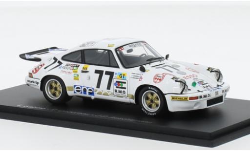 Coche miniatura Porsche 930 RSR 1/43 Spark 911 3.0 No.77 24h Le Mans 1975 Porsche 930 RSR 1/43 Spark 911 3.0 No.77 24h Le Mans 1975 coche miniatura