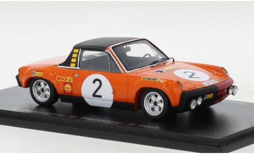 Porsche 914 1/43 Spark /6 No.2 Marathon de la Route 1970 coche miniatura