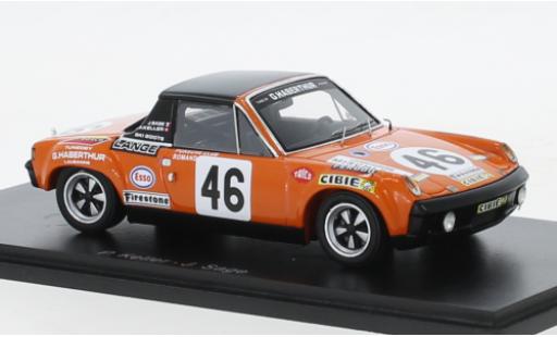 Porsche 914 1/43 Spark /6 No.46 24h Le Mans 1971 coche miniatura