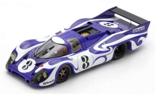 Coche miniatura Porsche 917 1970 1/43 Spark LH RHD No.3 24h Le Mans Practice 1970 Porsche 917 1970 1/43 Spark LH RHD No.3 24h Le Mans Practice 1970 coche miniatura