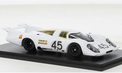 Coche miniatura Porsche 917 1/43 Spark LH RHD No.45 9th Le Mans 1969 Porsche 917 1/43 Spark LH RHD No.45 9th Le Mans 1969 coche miniatura