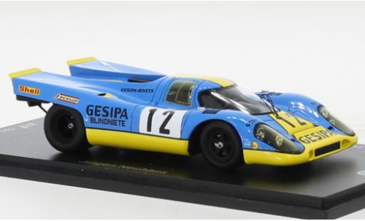 Coche miniatura Porsche 917 1970 1/43 Spark K No.12 GESIPA Interserie Norisring Porsche 917 1970 1/43 Spark K No.12 GESIPA Interserie Norisring coche miniatura