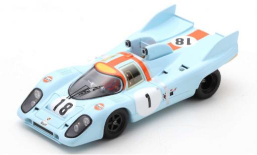 Coche miniatura Porsche 917 1971 1/43 Spark K No.18 Test Le Mans Porsche 917 1971 1/43 Spark K No.18 Test Le Mans coche miniatura