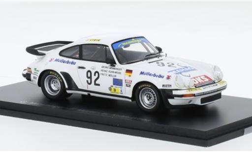 Coche miniatura Porsche 930 1/43 Spark No.92 24h Le Mans 1983 Porsche 930 1/43 Spark No.92 24h Le Mans 1983 coche miniatura