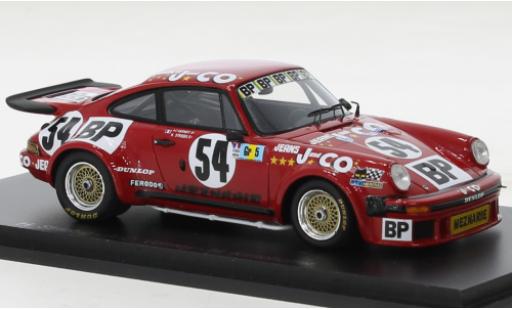 Coche miniatura Porsche 934 1976 1/43 Spark No.54 24h Le Mans Porsche 934 1976 1/43 Spark No.54 24h Le Mans coche miniatura