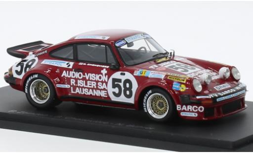Coche miniatura Porsche 934 1976 1/43 Spark No.58 24h Le Mans Porsche 934 1976 1/43 Spark No.58 24h Le Mans coche miniatura