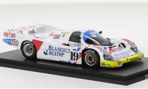 Coche miniatura Porsche 956 1986 1/43 Spark No.19 24h Le Mans Porsche 956 1986 1/43 Spark No.19 24h Le Mans coche miniatura