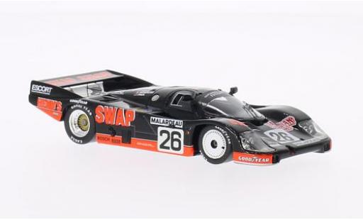 Coche miniatura Porsche 956 1984 1/43 Spark No.26 Swap Shop 24h Le Mans Porsche 956 1984 1/43 Spark No.26 Swap Shop 24h Le Mans coche miniatura