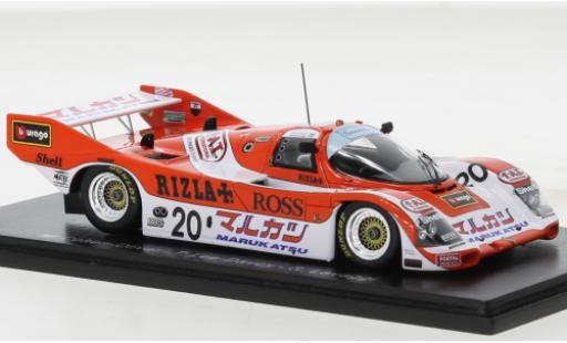 Coche miniatura Porsche 962 1990 1/43 Spark C No.20 24h Le Mans Porsche 962 1990 1/43 Spark C No.20 24h Le Mans coche miniatura