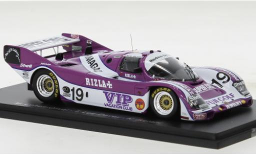 Coche miniatura Porsche 962 1990 1/43 Spark C RHD No.19 24h Le Mans Porsche 962 1990 1/43 Spark C RHD No.19 24h Le Mans coche miniatura