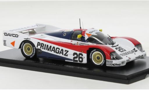 Coche miniatura Porsche 962 1990 1/43 Spark C RHD No.26 Primagaz 24h Le Mans Porsche 962 1990 1/43 Spark C RHD No.26 Primagaz 24h Le Mans coche miniatura