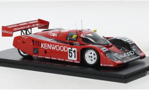 Coche miniatura Porsche 962 1992 1/43 Spark CK 6 RHD No.51 Kremer Racing Kenwood 24h Le Mans Porsche 962 1992 1/43 Spark CK 6 RHD No.51 Kremer Racing Kenwood 24h Le Mans coche miniatura