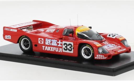 Coche miniatura Porsche 962 1990 1/43 Spark C No.33 24h Le Mans Porsche 962 1990 1/43 Spark C No.33 24h Le Mans coche miniatura