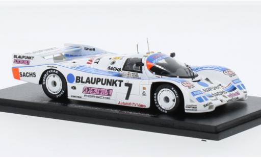 Coche miniatura Porsche 962 1989 1/43 Spark C No.7 Joest Racing Blaupunkt 24h Le Mans Porsche 962 1989 1/43 Spark C No.7 Joest Racing Blaupunkt 24h Le Mans coche miniatura