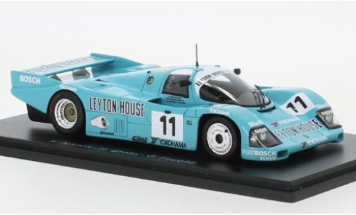 Coche miniatura Porsche 962 1988 1/43 Spark C RHD No.11 Leyton House 24h Le Mans Porsche 962 1988 1/43 Spark C RHD No.11 Leyton House 24h Le Mans coche miniatura