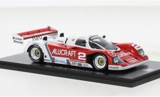 Coche miniatura Porsche 962 1990 1/43 Spark C RHD No.2 Alucraft IMSA 24h Daytona Porsche 962 1990 1/43 Spark C RHD No.2 Alucraft IMSA 24h Daytona coche miniatura