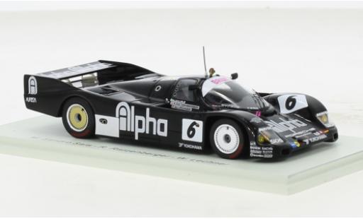 Coche miniatura Porsche 962 1989 1/43 Spark C RHD No.6 Brun Motorsport 24h Le Mans Porsche 962 1989 1/43 Spark C RHD No.6 Brun Motorsport 24h Le Mans coche miniatura