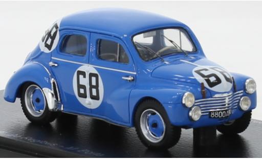 Coche miniatura Renault 4CV 1/43 Spark 1063 No.68 24h Le Mans 1952 Renault 4CV 1/43 Spark 1063 No.68 24h Le Mans 1952 coche miniatura