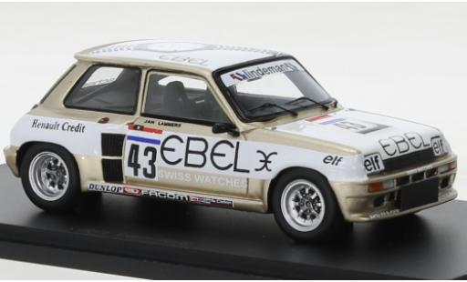 Coche miniatura Renault 5 1/43 Spark Turbo No.43 Turbo Europe Cup 1982 Renault 5 1/43 Spark Turbo No.43 Turbo Europe Cup 1982 coche miniatura