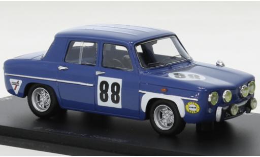 Renault 8 1/43 Spark Gordini azul No. 24h Spa 196 coche miniatura