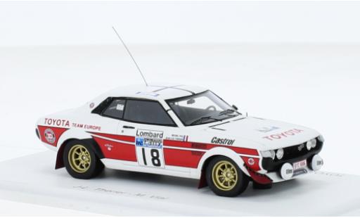 Coche miniatura Toyota Celica 1/43 Spark 2000 GT (TA22) No.18 Rallye WM RAC Rallye 1977 Toyota Celica 1/43 Spark 2000 GT (TA22) No.18 Rallye WM RAC Rallye 1977 coche miniatura