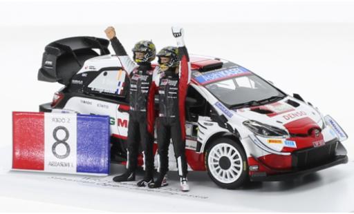 Coche miniatura Toyota Yaris 1/43 Spark WRC No.1 Gazoo Racing Rallye WM Rallye Monza 2021 Toyota Yaris 1/43 Spark WRC No.1 Gazoo Racing Rallye WM Rallye Monza 2021 coche miniatura