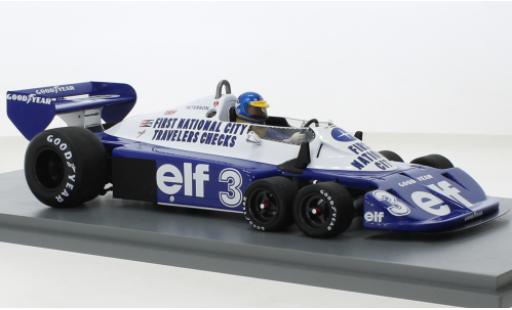 Coche miniatura Tyrrell P34 1/18 Spark No.3 formule 1 GP Allemagne 1977 Tyrrell P34 1/18 Spark No.3 formule 1 GP Allemagne 1977 coche miniatura