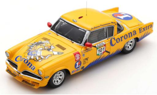 Coche miniatura Studebaker Commander 1/43 Spark No.101 Corona Extra Carrera Panamericana 1999 P.De Thoisy/J-P.Gonthier Studebaker Commander 1/43 Spark No.101 Corona Extra Carrera Panamericana 1999 P.De Thoisy/J-P.Gonthier coche miniatura