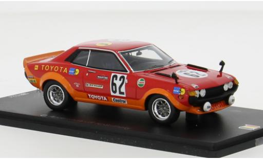 Coche miniatura Toyota Celica 1/43 Spark GT No.62 24h Spa 1973 1:43 Toyota Celica 1/43 Spark GT No.62 24h Spa 1973 1:43 coche miniatura