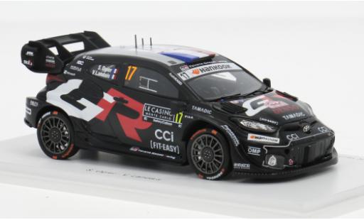 Coche miniatura Toyota Yaris 1/43 Spark GR Rally 1 Rally Monte Carlo 2025 #17 1:43 Toyota Yaris 1/43 Spark GR Rally 1 Rally Monte Carlo 2025 #17 1:43 coche miniatura