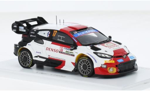Coche miniatura Toyota Yaris 1/43 Spark GR Rally1 Hybrid No.17 Gazoo Racing WRT Rallye WM Rallye Japan 2023 1:43 Toyota Yaris 1/43 Spark GR Rally1 Hybrid No.17 Gazoo Racing WRT Rallye WM Rallye Japan 2023 1:43 coche miniatura