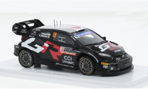 Coche miniatura Toyota Yaris 1/43 Spark GR Rally1 Hybrid No.18 Gazoo Racing WRT Rallye WM Rallye Monte Carlo 2024 1:43 Toyota Yaris 1/43 Spark GR Rally1 Hybrid No.18 Gazoo Racing WRT Rallye WM Rallye Monte Carlo 2024 1:43 coche miniatura