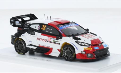 Coche miniatura Toyota Yaris 1/43 Spark GR Rally1 Hybrid No.33 Gazoo Racing WRT Rallye WM Rallye Japan 2023 1:43 Toyota Yaris 1/43 Spark GR Rally1 Hybrid No.33 Gazoo Racing WRT Rallye WM Rallye Japan 2023 1:43 coche miniatura