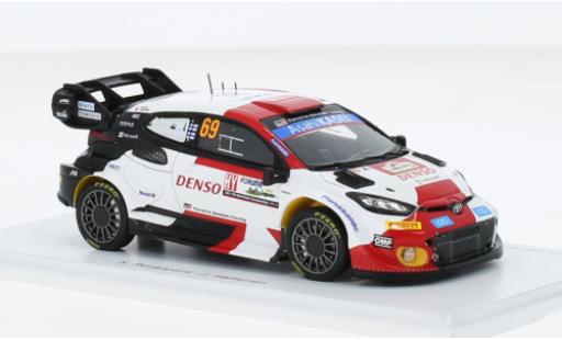 Coche miniatura Toyota Yaris 1/43 Spark GR Rally1 Hybrid No.69 Gazoo Racing WRT Rallye WM Rallye Japan 2023 1:43 Toyota Yaris 1/43 Spark GR Rally1 Hybrid No.69 Gazoo Racing WRT Rallye WM Rallye Japan 2023 1:43 coche miniatura