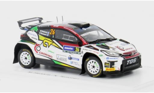 Coche miniatura Toyota Yaris 1/43 Spark GR Rally2 No.26 Rallye WM Rallye Schweden 2024 1:43 Toyota Yaris 1/43 Spark GR Rally2 No.26 Rallye WM Rallye Schweden 2024 1:43 coche miniatura
