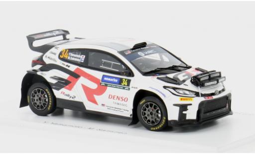 Coche miniatura Toyota Yaris 1/43 Spark GR Rally2 No.34 Gazoo Racing RC2 Rallye WM Rallye Schweden 2024 1:43 Toyota Yaris 1/43 Spark GR Rally2 No.34 Gazoo Racing RC2 Rallye WM Rallye Schweden 2024 1:43 coche miniatura