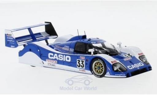 Toyota TS010 1/43 Spark No.33 Casio 24h Le Mans 1992 M.Sekiya/P-H.Raphanel/K.Acheson coche miniatura